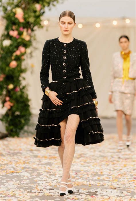 chanel ss21 haute couture|Chanel spring 2021 fashion.